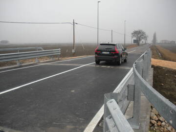 Il nuovo ponte a Poggio Renatico