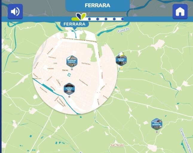 Mappa Provincia di Ferrara