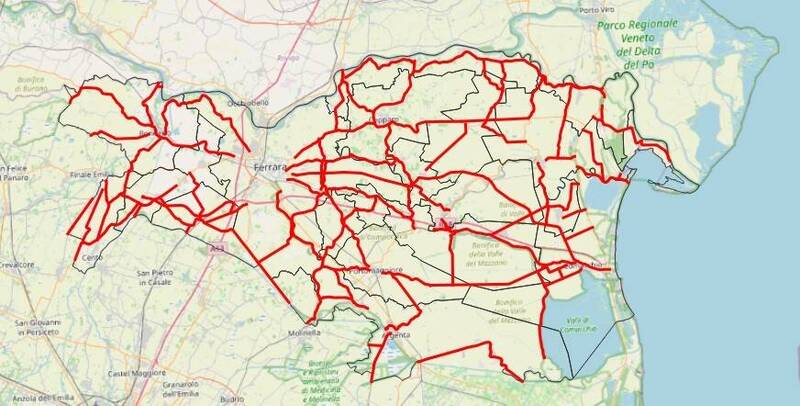 Pubblicata la mappa delle strade provinciali