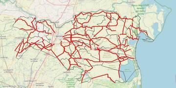 Pubblicata la mappa delle strade provinciali