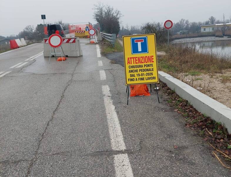 Da lunedì 19 gennaio via alla fase di demolizione dell'impalcato centrale del ponte sul Po di Volano lungo la SP54