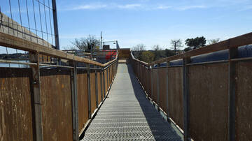 Ponte sul Po di Volano: passerella pedonale aperta per Pasqua
