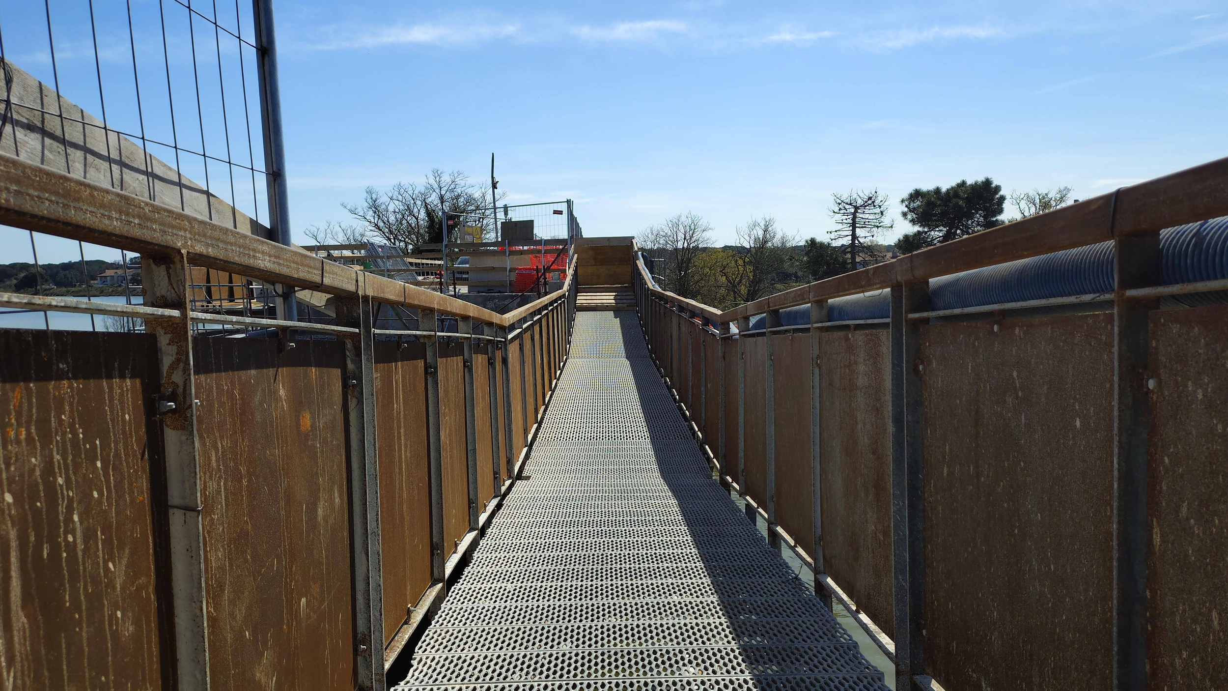 Immagine: Ponte Po Volano_passerella per Pasqua