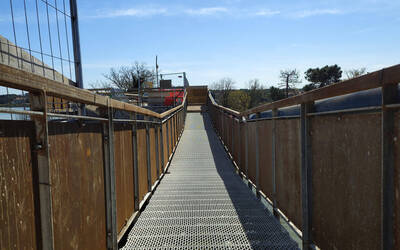 Immagine: Ponte Po Volano_passerella per Pasqua