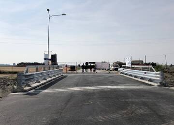 Nuovo ponte sulla Sp 50 a Poggio Renatico