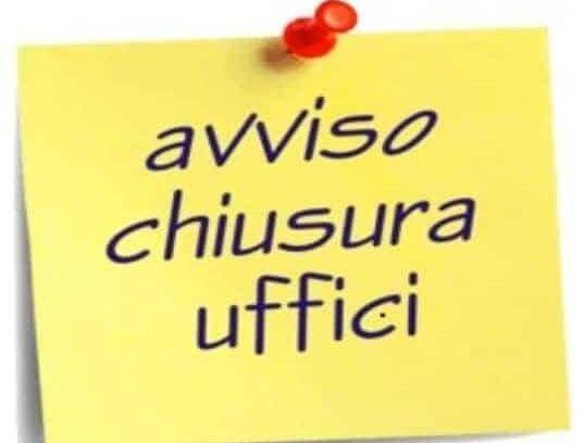 Uffici della Provincia chiusi lunedì 1 giugno